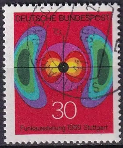 DEUTSCHLAND 1969 Mi-Nr. 599 o used