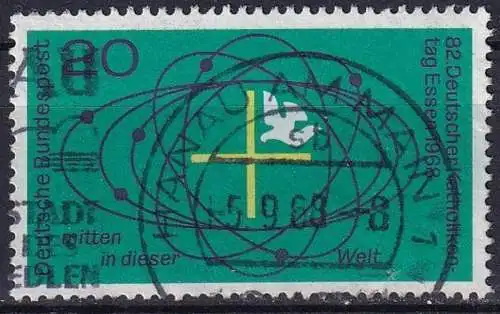 DEUTSCHLAND 1968 Mi-Nr. 568 o used