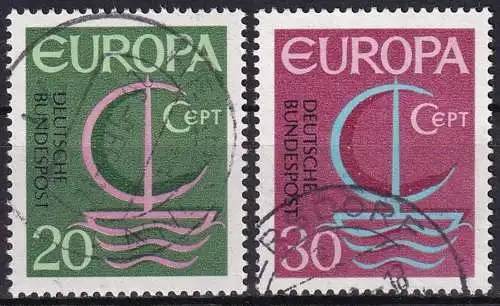 DEUTSCHLAND 1966 Mi-Nr. 519/20 o used