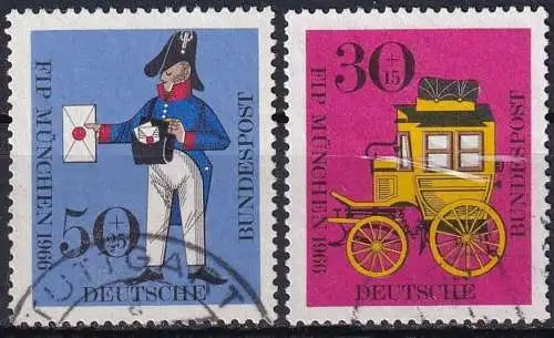 DEUTSCHLAND 1966 Mi-Nr. 516/17 o used