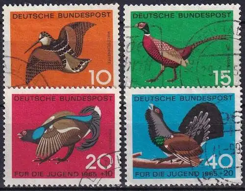 DEUTSCHLAND 1965 Mi-Nr. 464/67 o used