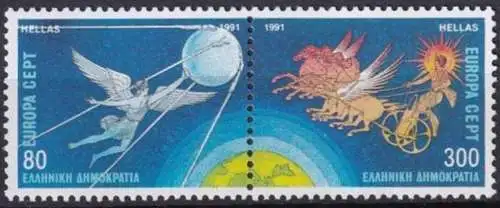 GRIECHENLAND 1991 Mi-Nr. 1777/78 A ** MNH