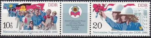DDR 1984 Mi-Nr. 2878/79 ** MNH