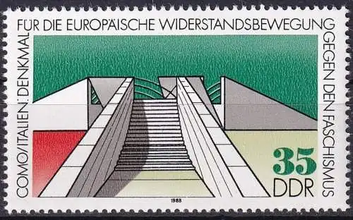 DDR 1988 Mi-Nr. 3196 ** MNH