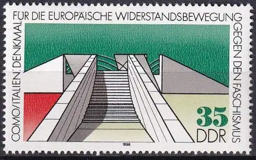 DDR 1988 Mi-Nr. 3196 ** MNH