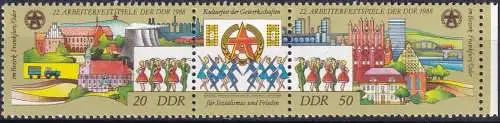 DDR 1988 Mi-Nr. 3168/69 ** MNH