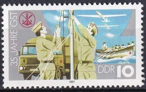 DDR 1987 Mi-Nr. 3117 ** MNH