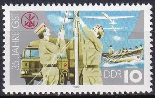 DDR 1987 Mi-Nr. 3117 ** MNH