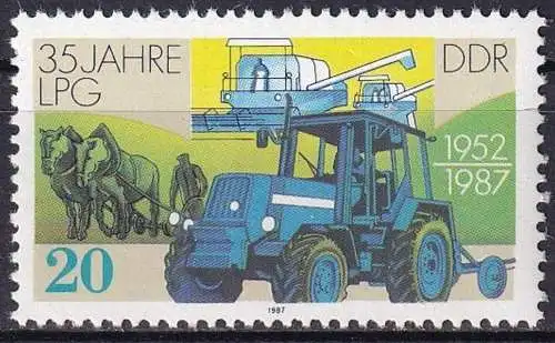 DDR 1987 Mi-Nr. 3090 ** MNH