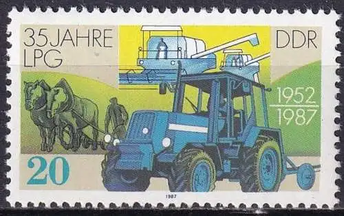 DDR 1987 Mi-Nr. 3090 ** MNH