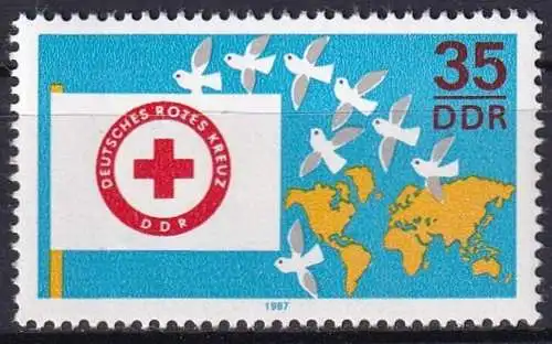 DDR 1987 Mi-Nr. 3088 ** MNH