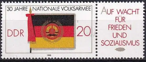 DDR 1986 Mi-Nr. 3001 ** MNH