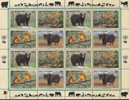 UNO NEW YORK 2004 Mi-Nr. 946/49 Kleinbogen ** MNH