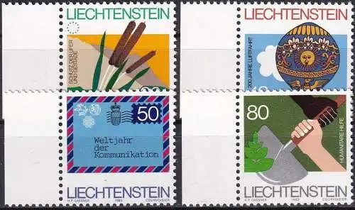 LIECHTENSTEIN 1983 Mi-Nr. 824/27 ** MNH
