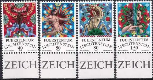 LIECHTENSTEIN 1978 Mi-Nr. 713/16 ** MNH