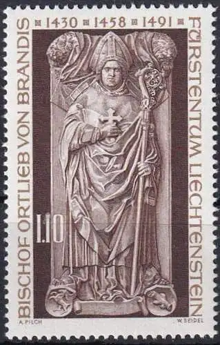 LIECHTENSTEIN 1976 Mi-Nr. 666 ** MNH