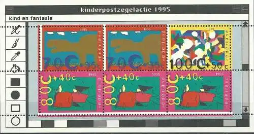 NIEDERLANDE 1995 Mi-Nr. Block 45 ** MNH