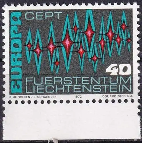 LIECHTENSTEIN 1972 Mi-Nr. 564 ** MNH