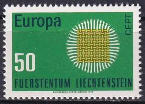 LIECHTENSTEIN 1970 Mi-Nr. 525 ** MNH