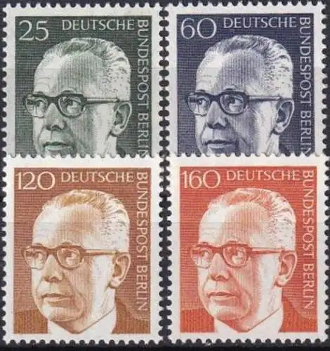 BERLIN 1971 Mi-Nr. 393/96 ** MNH