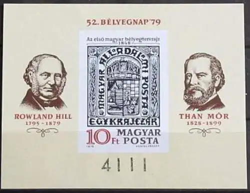 UNGARN 1979 Mi-Nr. Block 138 B ** MNH