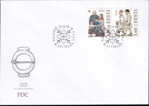 ESTLAND 1998 Mi-Nr. 330/31 FDC