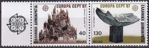 GRIECHENLAND 1987 Mi-Nr. 1651/52 A ** MNH