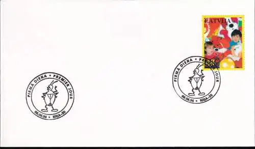 LETTLAND 1996 Mi-Nr. 426 FDC