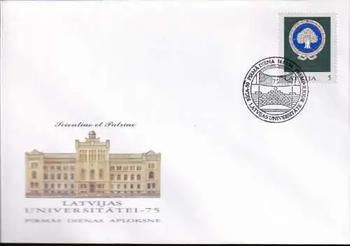 LETTLAND 1994 Mi-Nr. 375 FDC