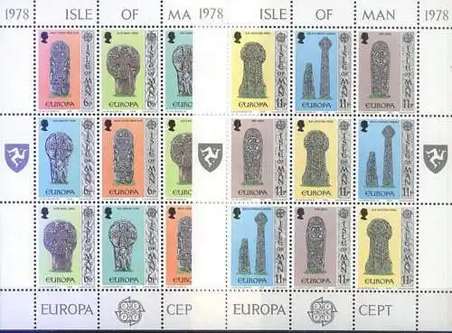 ISLE OF MAN 1978 Mi-Nr. 122/27 Kleinbogen ** MNH