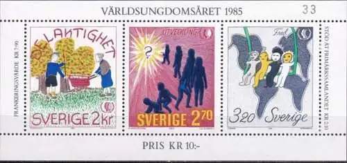 SCHWEDEN 1985 Mi-Nr. Block 13 ** MNH