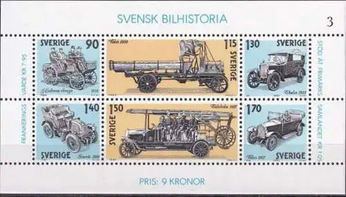 SCHWEDEN 1980 Mi-Nr. Block 8 ** MNH