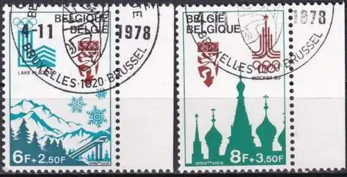 BELGIEN 1978 Mi-Nr. 1965/65 o used - aus Abo