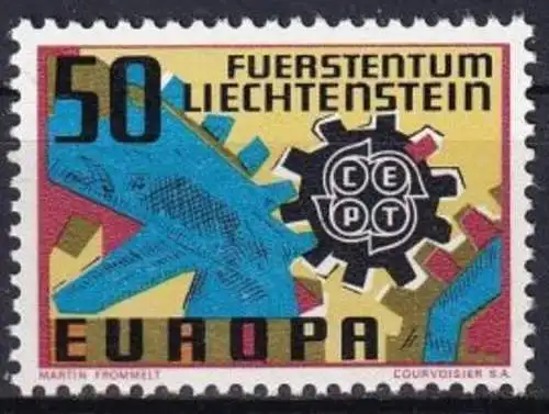 LIECHTENSTEIN 1967 Mi-Nr. 474 ** MNH - CEPT