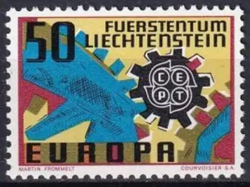 LIECHTENSTEIN 1967 Mi-Nr. 474 ** MNH - CEPT