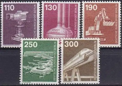 BERLIN 1982 Mi-Nr. 668/72 ** MNH
