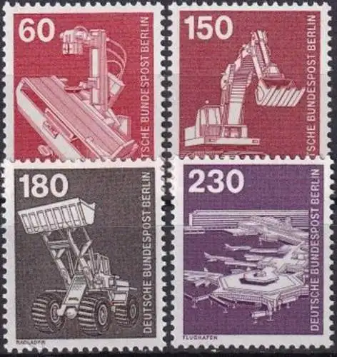 BERLIN 1978 Mi-Nr. 582/86 ** MNH
