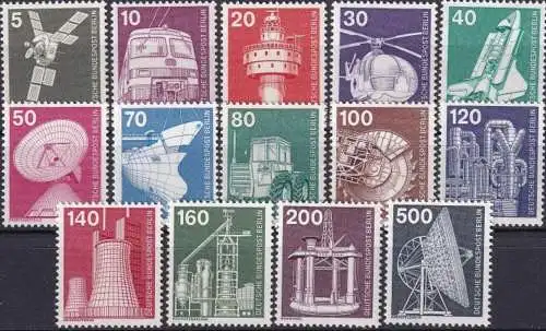 BERLIN 1975 Mi-Nr. 494/07 ** MNH
