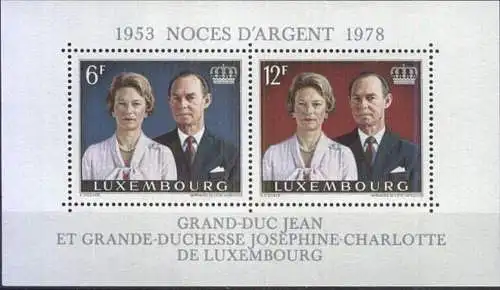 LUXEMBURG 1978 Mi-Nr. Block 11 ** MNH