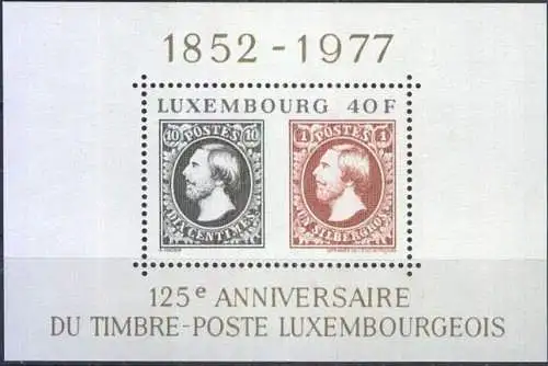 LUXEMBURG 1977 Mi-Nr. Block 10 ** MNH