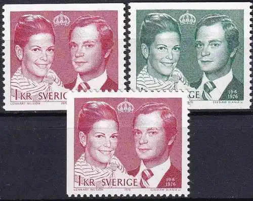 SCHWEDEN 1976 Mi-Nr. 952/53 AD ** MNH