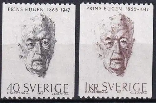 SCHWEDEN 1965 Mi-Nr. 536/37 A ** MNH