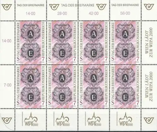 ÖSTERREICH 1997 Mi-Nr. 2220 Kleinbogen ** MNH