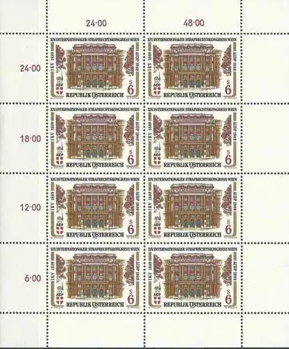 ÖSTERREICH 1989 Mi-Nr. 1971 Kleinbogen ** MNH