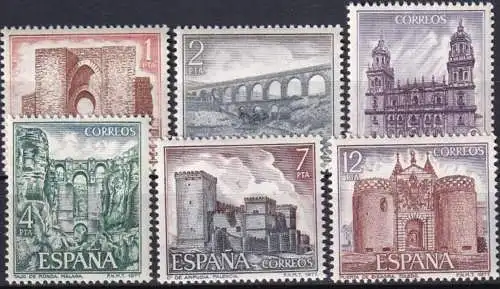 SPANIEN 1977 Mi-Nr. 2310/15 ** MNH