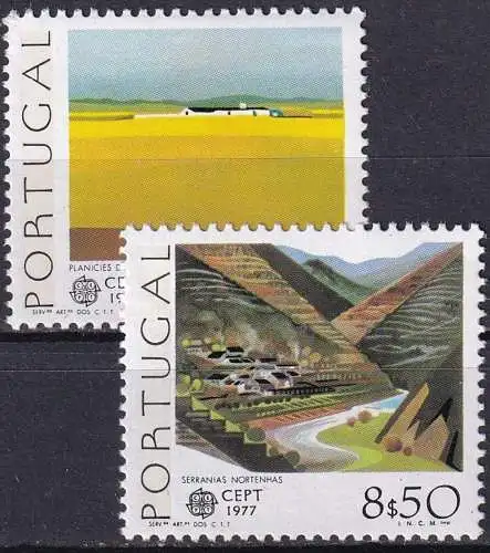 PORTUGAL 1977 Mi-Nr. 1360/61 ** MNH