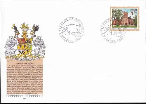 ESTLAND 2002 Mi-Nr. 427 FDC