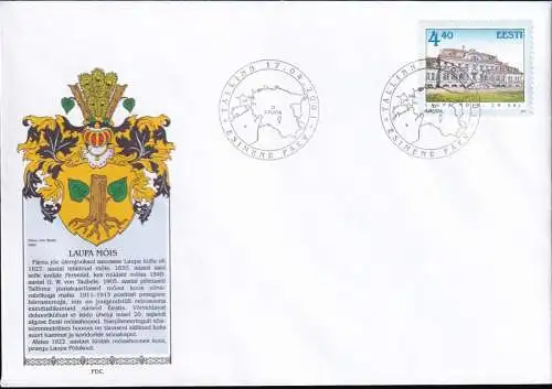 ESTLAND 2001 Mi-Nr. 398 FDC