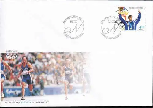 ESTLAND 2001 Mi-Nr. 390 FDC