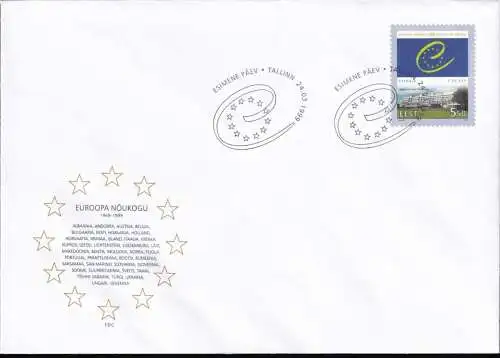 ESTLAND 1999 Mi-Nr. 341 FDC